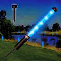 12" Blue Light Up LED Spiked Wand